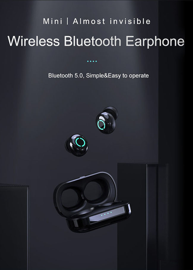 Ergonomic Design Play Pause TWS Wireless Bluetooth Earphones