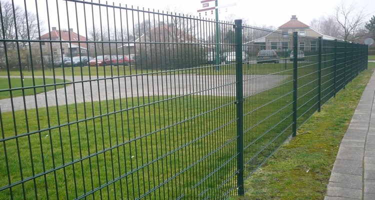 ECO Friendly fence designs twin wire fence 8/6/8 double wire mesh fence