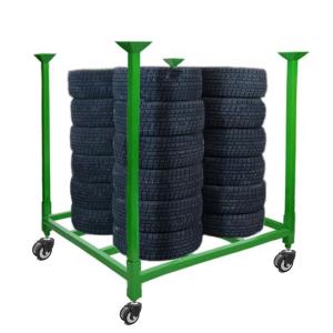 Wholesale SGS Green Stackable Tire Rack 2000kg from china suppliers