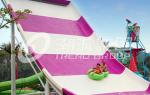304 Stainless Steel Fiberglass Water Slides High Capacity 13m Platform Height /