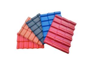 Wholesale Plastic Composite PVC Red Roof Tile Fireproof Outdoor Decoration from china suppliers