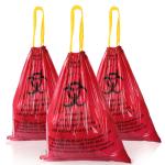 76.6cm*60.5cm LDPE HDPE Medical Waste Bags For Hospital Biohazard