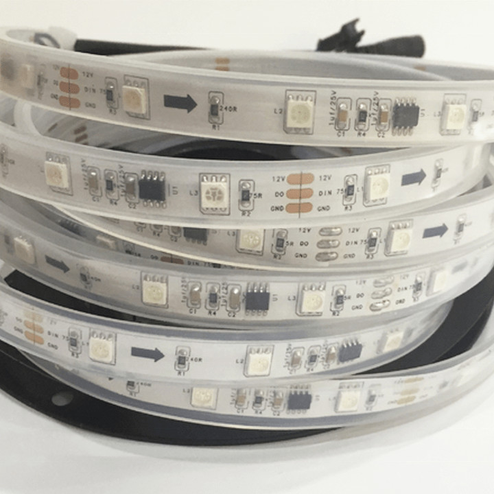 Ws2815 Digital Smart LED Mood Light Individual Daul Data Signals Smd 12v Rgb Led 60 144 LEDs