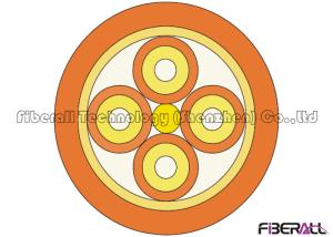 Wholesale Circular Indoor Fiber Optic Cable 4 Core Fiber Glass Reinforced Plastic Strength Member from china suppliers