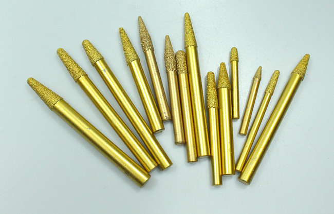 3mm Tip Sandstone Bluestone CNC Metal Engraving Bits Cel 50mm