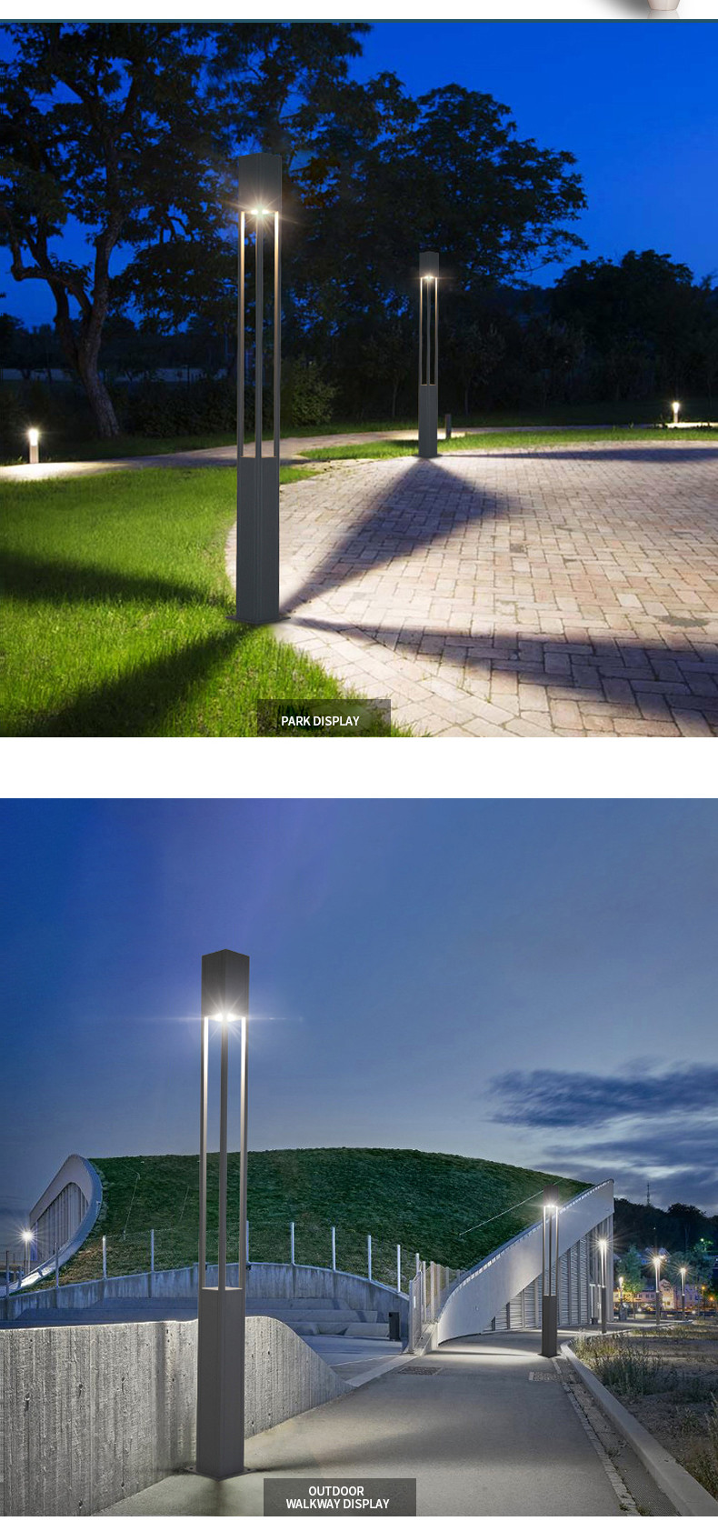 20W 30w 40w Decorative LED Outdoor Landscape Lights Bulbs Exterior 2.5m 4M