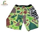 Hawaii Beach Island Printed Board Shorts , CMYK Colors Beach Shorts