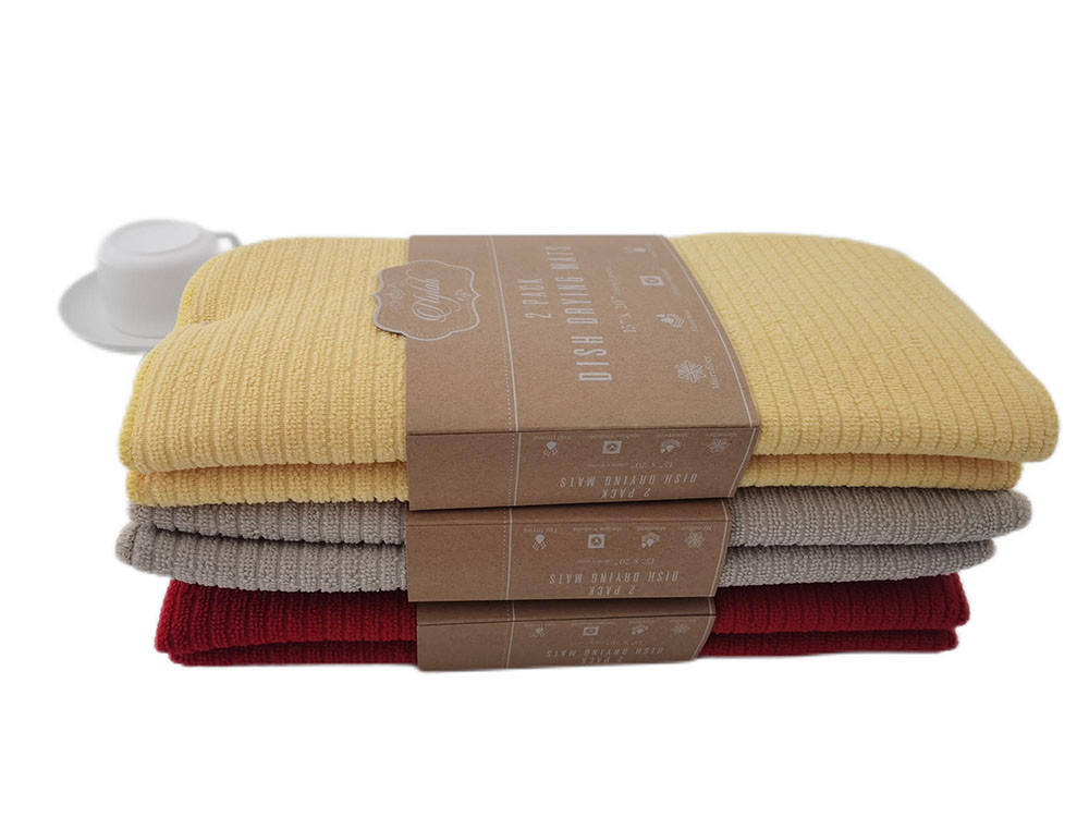 38x50cm Multipurpose Kitchen Dish Drying Mat For Dining Table Drying