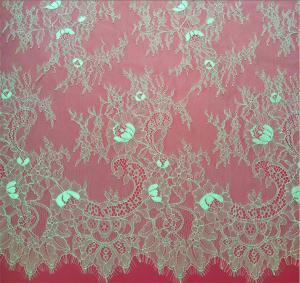 Wholesale French Eyelash Lace Fabric with cord for Bridal Dress with Ivory color from china suppliers