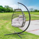 97cm Width Rattan Hanging Egg Chair