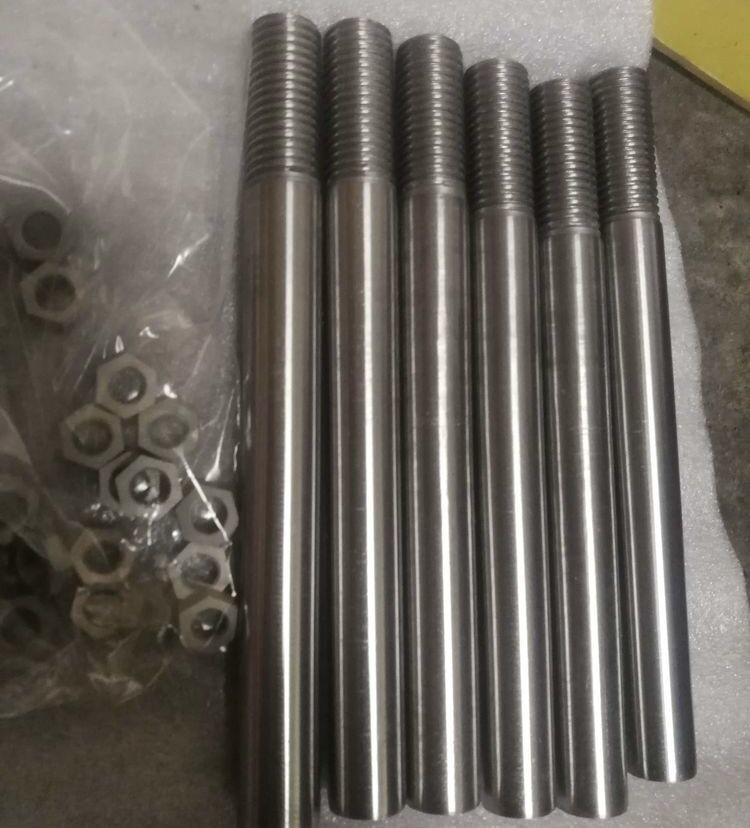 Molybdenum Machined Parts Support Rod 12.0" Effusion Cell For Vacuum Furnace