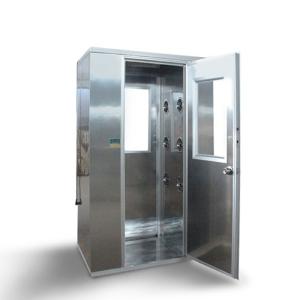 China Decontamination Cleanroom Air Shower Chamber 12 Nozzles With LED Display Infrared Sensor on sale