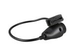 Mercedes Benz 38Pin OBD Diagnostic Cable , Car Obd2 Extension Diagnostic Cable