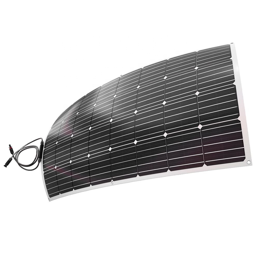 Semi Flexible 5BB Solar Panel 200w Bendable For Golf Car Van