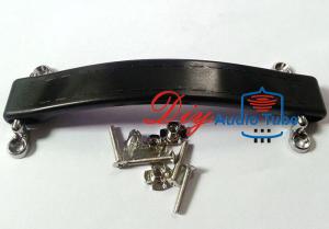 Wholesale 25.5mm Width Guitar Amplifier Handles Chromed Finish On Visible Metal Parts from china suppliers