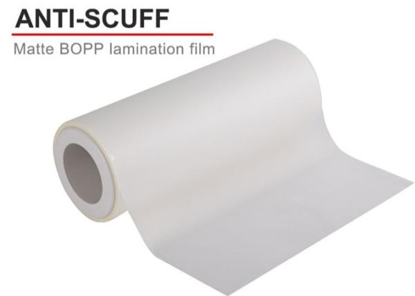 Durable Wear Resistant Stain Like Touch BOPP Thermal Lamination Film For