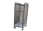 Stainless Steel Double 620MM Drying Carts With Trays