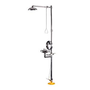 Wholesale Compound Emergency Eye Wash And Shower 304 Stainless Steel With Linkage Cover from china suppliers