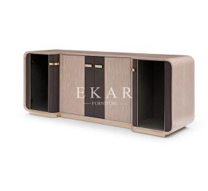 Wholesale Luxury High Gloss Dining Room 4 Door Sideboard Cabinet from china suppliers
