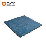 SBR Rubber Square Gym Mats For Garage Sound Absorbing Recyclable