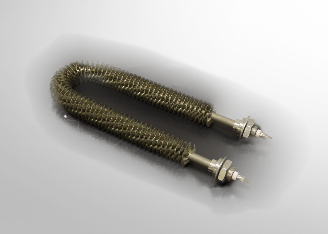 Durable U Shaped Heater Finned Tubular Air Heating Elements With Fast Heating Speed