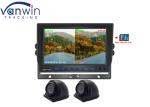 7'' 9'' 10'' 2 Splits AHD Car Display TFT Car Monitor For 2 Channel Video