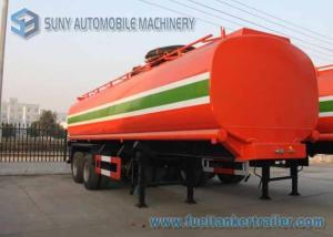 Wholesale Dilute Hydrochloric Acid 35000 L Chemical Liquid Tank Trailer 3 Axles from china suppliers