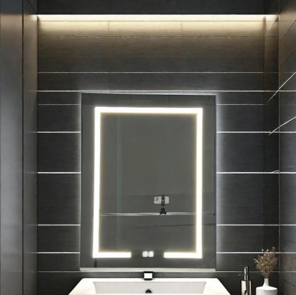 Wholesale Factory Elegant Cabinet Shower Large Lighted Mirror Bathroom Smart LED