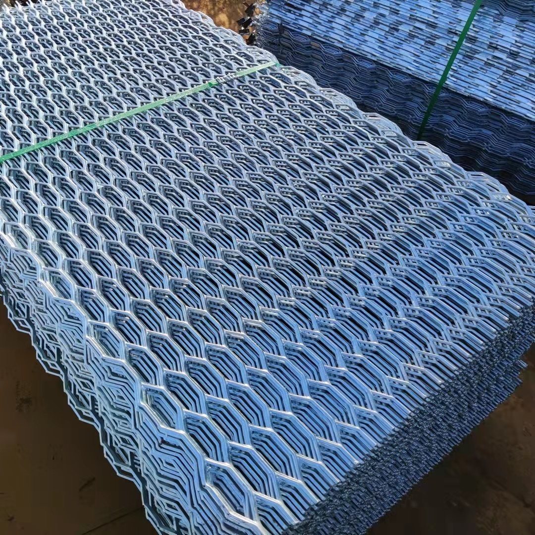 2-8mm Expanded Galvanized Steel Mesh For Walkway slip resistance