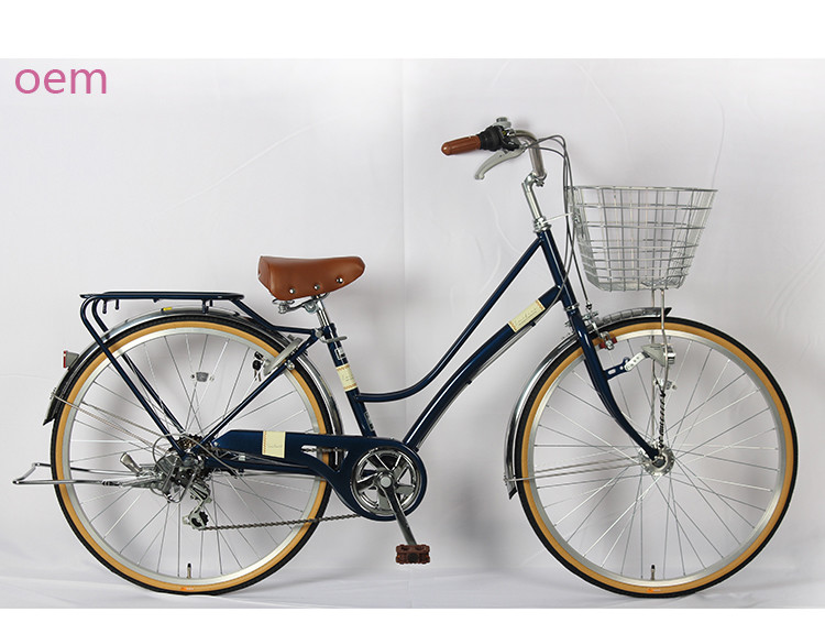 OEM City Commuter Bikes 26 Inch Lady Bike 6 Speed With Caliper Brake