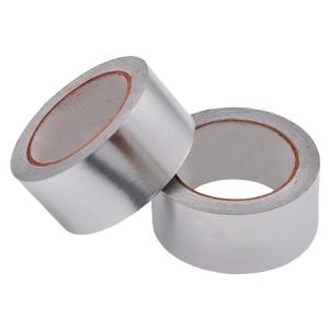 Wholesale Aluminum Foil Adhesive Tape 70 Micron Thickness 50m Length For HVAC Industry Joining And FSK Sealing from china suppliers