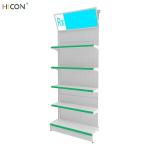 Premium 3-Group Floor White Pegboard Buy Pharmacy Gondola Shelving