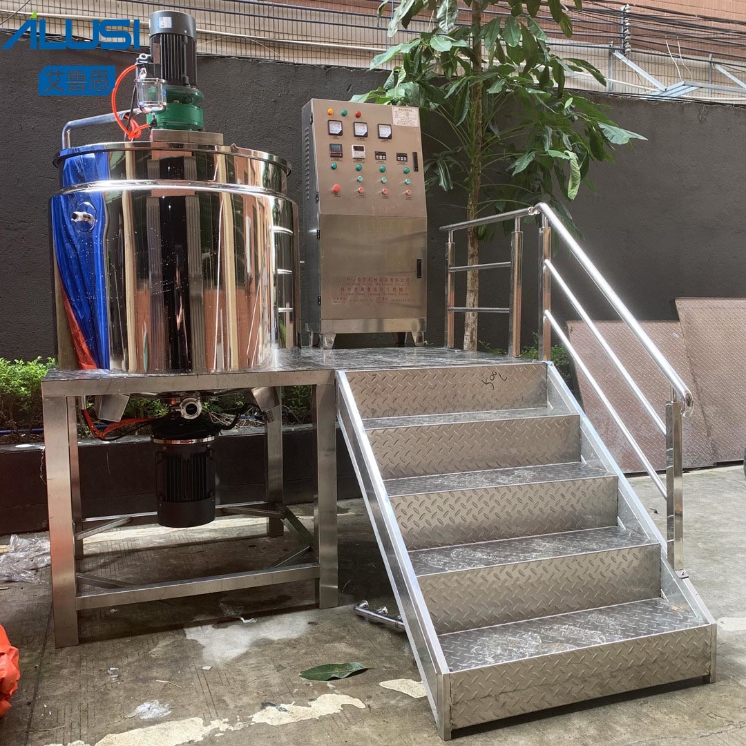 5000L Stainless Steel Blender Mixer Industrial Mixing Tanks Liquid Soap Shampoo Detergent Making Machine