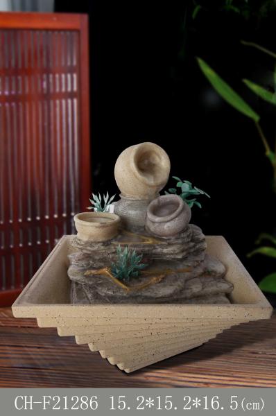 Living Room Pots Indoor Waterfall Fountain