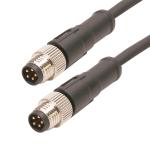 IP67 Waterproof Cable M8 Connector Cable 5 Pin Female Molding Shield PVC Jacket
