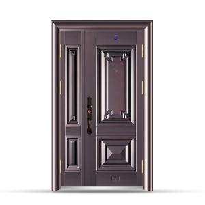 Wholesale Anti Theft Waterproof Aluminum Entrance Door 90mm Leaf Thickness from china suppliers