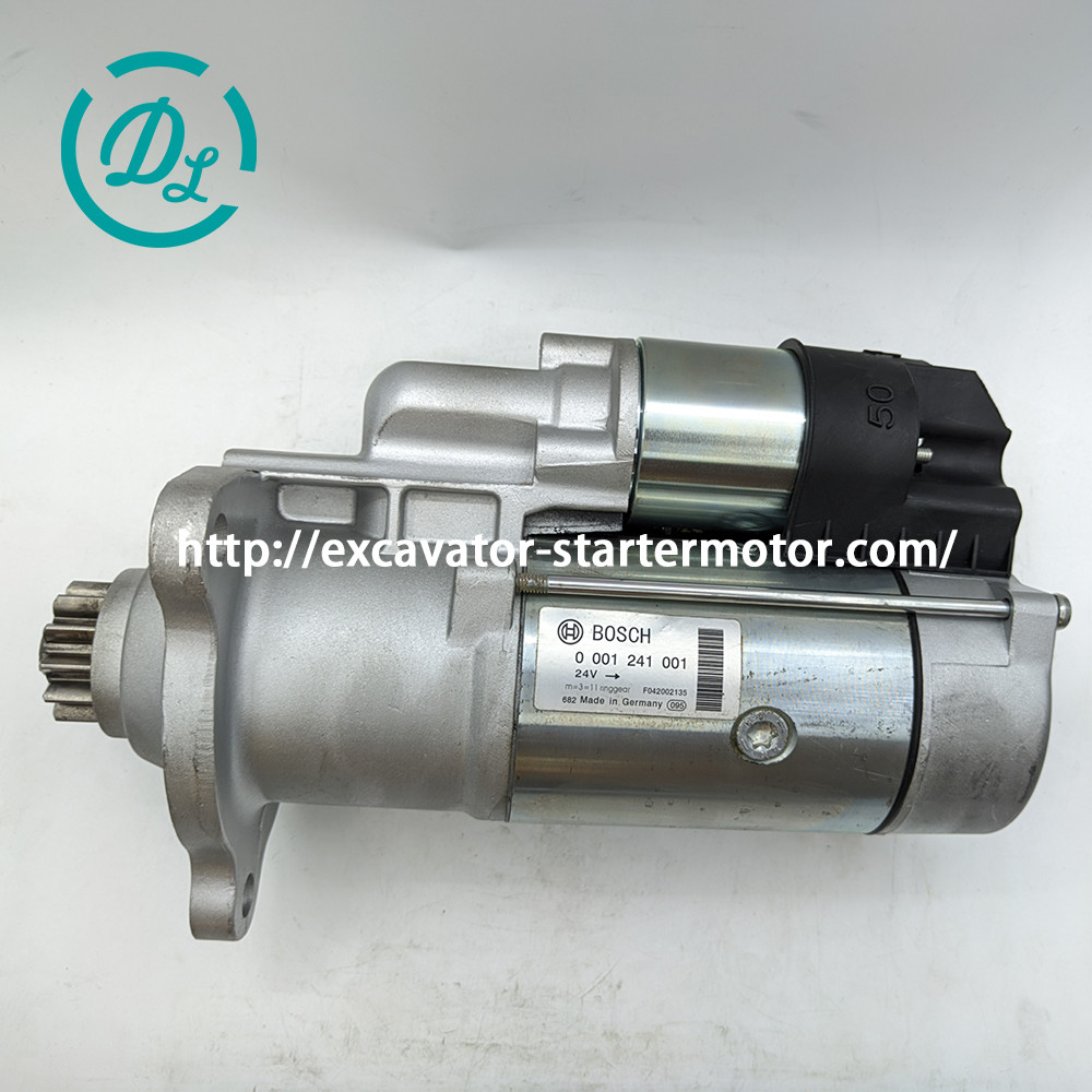 24V 5.5KW Excavator Starter Motor 0001241001 DRT1480 0579261 19795N