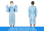 Disposable Non Woven Medical Surgical Gown / Non Sterile Doctor Operation Gown