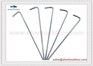 Wholesale Steel Round Wire Tent Peg stakes 18 cm from china suppliers
