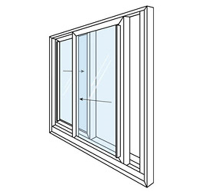 Custom Folding Screen T5 Aluminum Sliding Windows