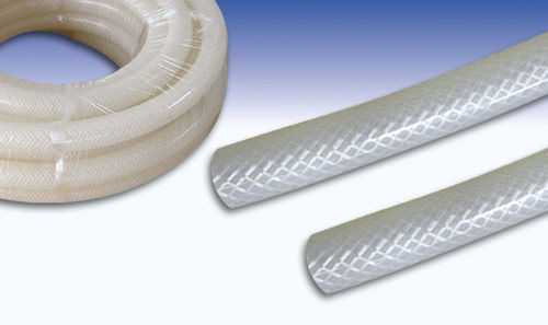 Fiber Braided Reinforced Silicone Hose Heat Resistant For Food Industries