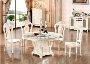 Wholesale High quality carving italian wooden round dining room table from china suppliers