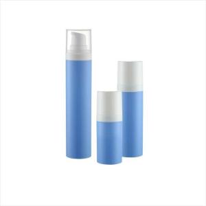 Wholesale 15ml 30ml 50ml Round Single wall cosmetic airless pump bottle in recyclable material from china suppliers