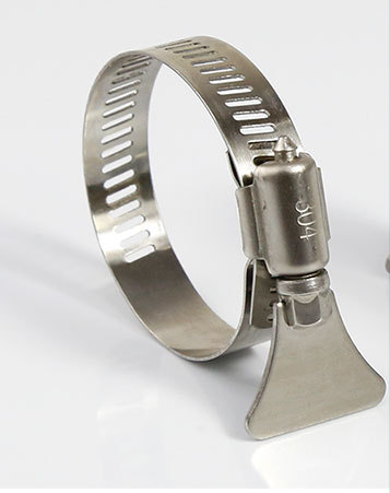 Instock Stainless Steel Butterfly Handle Hose Clamp for Pipe Clamps Type and Customized Support Metric Measurement System