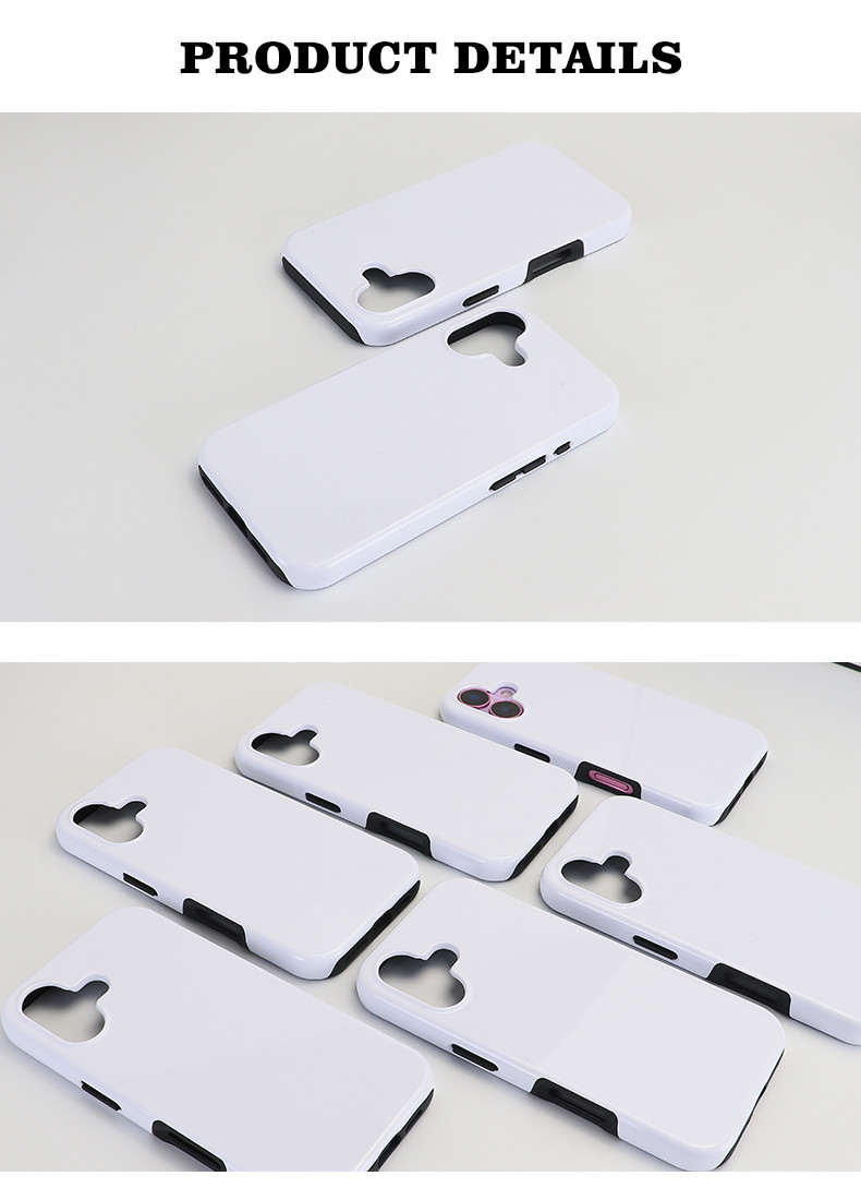 2In1 3D Film Sublimation Phone Case Strong Magnetic For IPhone 16 15 Pro Max