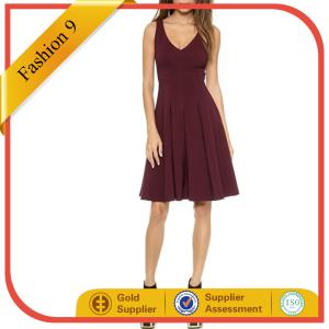 Wholesale Women Precise Pleated Jersey Dress from china suppliers