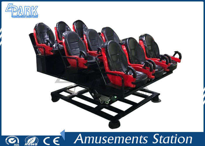Durable FRP + Steel VR 5D Cinema Simulator With 6 / 8 / 9 / 12 Seats
