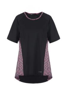 Wholesale Short Sleeve Ladies Fashion Tops Round Neck Sportswear Stretchy Tee Shirt from china suppliers