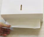 Wall Mounted Plastic N Fold Bathroom Napkin Dispenser