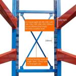 Steel 5 Layer Storage Cantilever Rack with Roof Arm Load 300kg-1000kg Depth 300